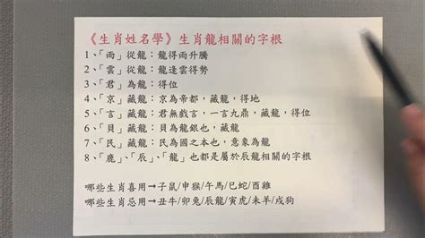 龍生肖姓名學|生肖姓名學－生肖屬龍特性、喜忌及喜用字庫－芷蘭老師~卜卦、。